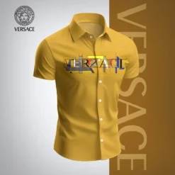 VERSACE Premium Short Sleeve Button Shirt LUX-SP-00141N7QIK5