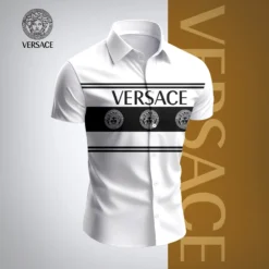 VERSACE Premium Short Sleeve Button Shirt LUX-SP-001RVNATELH