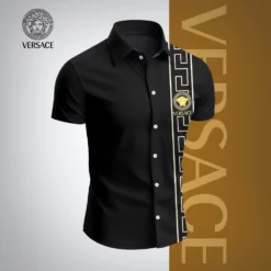 VERSACE Premium Short Sleeve Button Shirt LUX-SP-001HV2DQKB1
