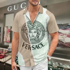 [PREMIUM] VERSACE Limited Short Sleeve Button Shirt 2024 LUX-SP-001IEZDNSJ4