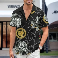 [PREMIUM] VERSACE Limited Short Sleeve Button Shirt 2024 LUX-SP-001LZNHKCM2