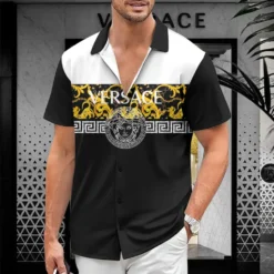 [PREMIUM] VERSACE Limited Short Sleeve Button Shirt 2024 LUX-SP-001VKKQH9ER