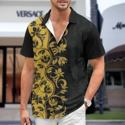 [PREMIUM] VERSACE Limited Short Sleeve Button Shirt 2024 LUX-SP-001V7DE0TP1