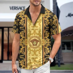 [PREMIUM] VERSACE Limited Short Sleeve Button Shirt 2024 LUX-SP-001PYYFDS5E