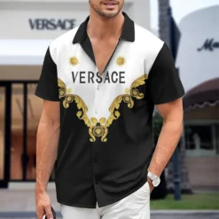 [PREMIUM] VERSACE Limited Short Sleeve Button Shirt 2024 LUX-SP-0014QIZTJDI