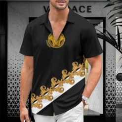 [PREMIUM] VERSACE Limited Short Sleeve Button Shirt 2024 LUX-SP-0015T8IEQNH