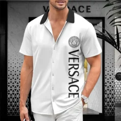 [PREMIUM] VERSACE Limited Short Sleeve Button Shirt 2024 LUX-SP-0015IWSDIQ0