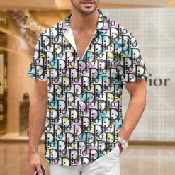 [PREMIUM] C.DIOR Limited Short Sleeve Button Shirt 2024 LUX-SP-001SG2FMEHO