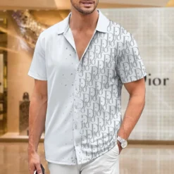 [PREMIUM] C.DIOR Limited Short Sleeve Button Shirt 2024 LUX-SP-001CS1PPALF