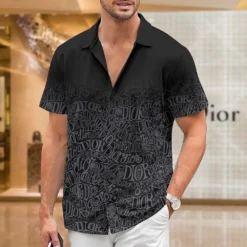 [PREMIUM] C.DIOR Limited Short Sleeve Button Shirt 2024 LUX-SP-001CTSTN53C