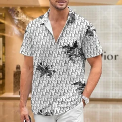 [PREMIUM] C.DIOR Limited Short Sleeve Button Shirt 2024 LUX-SP-001RBQKFHV2
