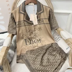 C.DIOR 💖 Premium Set Short Pajamas Limited Edition 2024 LUX-WDIS+WDIM-000I9HIDCZI