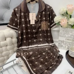 C.DIOR 💖 Premium Set Short Pajamas Limited Edition 2024 LUX-WDIS+WDIM-000X2RK6Q9M