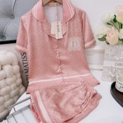 C.DIOR 💖 Premium Set Short Pajamas Limited Edition 2024 LUX-WDIS+WDIM-0001PD4PVXT