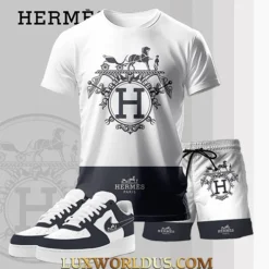 HERMÈS T-Shirt & Short Match AF1 Sneaker LUX-TX+STK+F40-0H6R1GBEZ