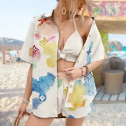 LOUIS VUITTON Premium Women's Hawaiian Summer Set 2025 LUX-TX+STK-0AQ36C9VG