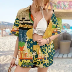 LOUIS VUITTON Premium Women's Hawaiian Summer Set 2025 LUX-TX+STK-09LYAQTHG