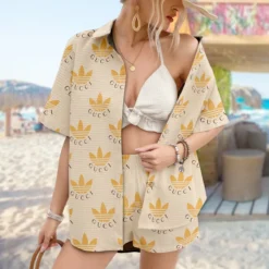 GUCCI Premium Women's Hawaiian Summer Set 2025 LUX-TX+STK-0QQAHIBRN