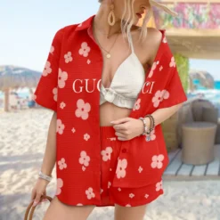 GUCCI Premium Women's Hawaiian Summer Set 2025 LUX-TX+STK-0CZDUUADO