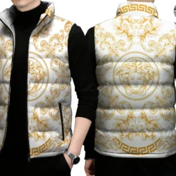 VERSACE Limited Edition Sleeveless Down Jacket LUX-C290-00IJIGLYPW