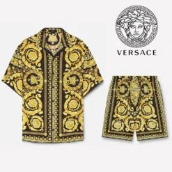 VERSACE Hawaiian Shirt & Short Limited Edition Summer 2025 LUX-CY+STK-0WYHGQ45J