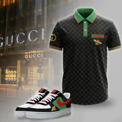 [LIMITED] GUCCI Luxury Polo Shirt x AF1 Sneaker 2025 LUX-TX+STK+F40-VS00NF2IWLSK