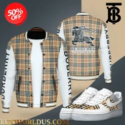 [LIMITED] BURBERRY Varsity Jacket x AF1 Sneaker Hot 2025 LUX-BJ1+F40-0008AFXLIBL