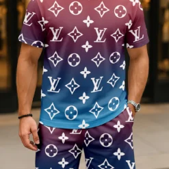 LOUIS VUITTON Limited Edition T-Shirt & Shorts Set  LUX-TX+STK-0GSIG363H