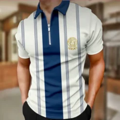 NEW Arrival VERSACE Premium Zip POLO Shirt 2024 MRS-ZPO-VS18126807