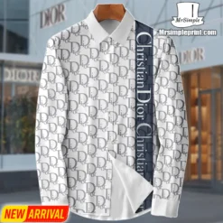 NEW Arrival CHRISTIAN DIOR Premium Long Sleeve Button Shirt MRS-CCY-CD1368901
