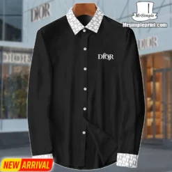 NEW Arrival CHRISTIAN DIOR Premium Long Sleeve Button Shirt MRS-CCY-CD1368923