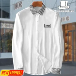 NEW Arrival CHRISTIAN DIOR Premium Long Sleeve Button Shirt MRS-CCY-CD1368922