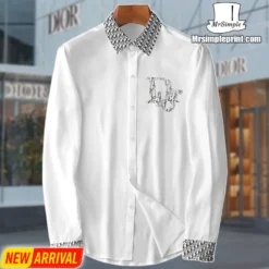 NEW Arrival CHRISTIAN DIOR Premium Long Sleeve Button Shirt MRS-CCY-CD1368920