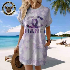 CHANEL Premium Short Sleeve Pocket Dress 💖 Summer 2024 LUX-CJX1-0000P2NW1ECN