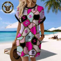 CHANEL Premium Short Sleeve Pocket Dress 💖 Summer 2024 LUX-CJX1-000004SWIDKK