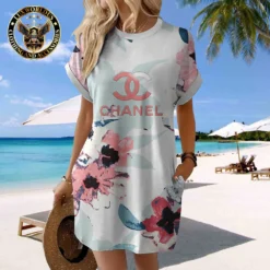 CHANEL Premium Short Sleeve Pocket Dress 💖 Summer 2024 LUX-CJX1-0000MZOUO8VA