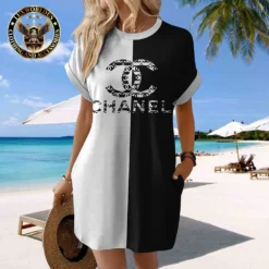 CHANEL Premium Short Sleeve Pocket Dress 💖 Summer 2024 LUX-CJX1-0000FBCX22AL