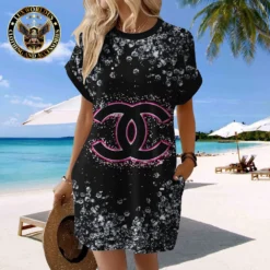 CHANEL Premium Short Sleeve Pocket Dress 💖 Summer 2024 LUX-CJX1-0000J6DTCT0O