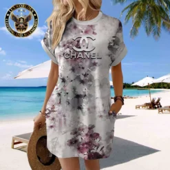 CHANEL Premium Short Sleeve Pocket Dress 💖 Summer 2024 LUX-CJX1-0000CDTHLZSG