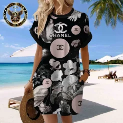 CHANEL Premium Short Sleeve Pocket Dress 💖 Summer 2024 LUX-CJX1-00001IRNQ8ZM