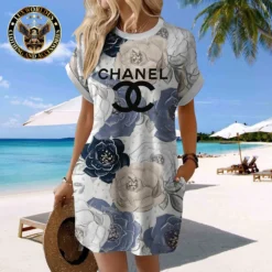 CHANEL Premium Short Sleeve Pocket Dress 💖 Summer 2024 LUX-CJX1-0000PNNMLXXF