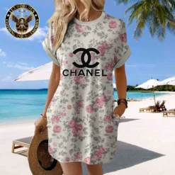 CHANEL Premium Short Sleeve Pocket Dress 💖 Summer 2024 LUX-CJX1-00009MME9Z5Q