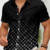 LOUIS VUITTON Premium Short Sleeve Button Shirt LUX-SP-0LBF3SQGQ