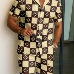 LOUIS VUITTON Limited Edition Hawaiian Shirt & Shorts Summer 2025 LUX-SP+STK-0YEEJUTQG