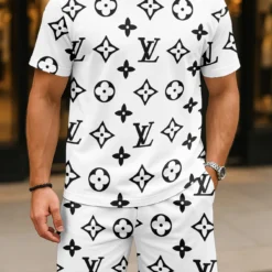 LOUIS VUITTON Limited Edition T-Shirt & Shorts Set  LUX-TX+STK-0SESTY0OW