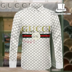 GUCCI Premium Long Sleeve Button Shirt MRS-CCY-GC261110