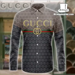 GUCCI Premium Long Sleeve Button Shirt MRS-CCY-GC261113