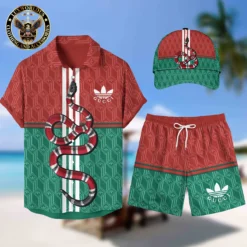 [NEW] Luxury GUCCI Hawaii Shirt & Short x Cap For Man Summer 2025 LUX-BKGCY+STK+CAP-GC136822