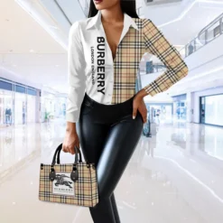 Limited Edition BURBERRY Casual Shirt & Handbag For WOMEN – MRS-CCY-SET370