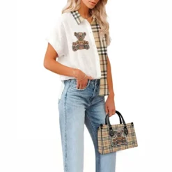 Limited Edition BURBERRY Casual Shirt & Handbag For WOMEN – MRS-NCY-SET381